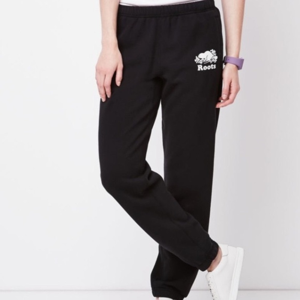 BLACK ROOTS SWEATPANTS JOGGERS